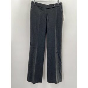 Calvin Klein Women's Classic Fit Dark Gray Lined Pants Size 4 X 32.5 NWT